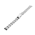thumbnail image 4 of Metal Watch Band, Double Button Adjustable Length Deployment Clasp Quick Release Stainless Steel Watchband  For Women Silver, 4 of 8