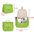 thumbnail image 3 of Travel Cosmetic Bag Toiletry Case Wash Organizer Storage Hanging Pouch Green, 3 of 9
