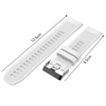 thumbnail image 2 of 22MM Black Silicone Watch Strap Quick Release Stylish Durable Comfortable Universal For Watches, 2 of 3