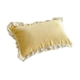 thumbnail image 2 of EGNMCR Ruffle Fall And Winter Thickened Milk Flannel Pillowcase Warm Pillowcase Cotton Pillowcase, 2 of 6