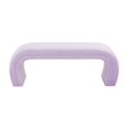 thumbnail image 2 of TOV Furniture Banc Rembourré en Velours Lavande Kenya, 2 of 6