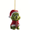 thumbnail image 1 of TopLLC Christmas Tree Decoration Acrylic Flat Car Pendant on Clearance, 1 of 1