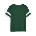 thumbnail image 2 of Chandails à Manches Courtes pour Femmes T-Shirts Surdimensionnés pour Femmes T-Shirts Amples Demi-Manches Col Rond Hauts Color Block Tuniques T-Shirts Surdimensionnés pour Femmes Hauts à Demi-Manches pour Femmes, 2 of 6
