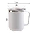 thumbnail image 3 of UsTZtai under $5! Portable Double Layer Coffee Mug, Stainless Steel Insulated Mug with Lid, Travel Mug for Camping Outdoor, 3 of 7
