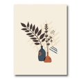 thumbnail image 2 of Designart Vintage Boho Minimalistic Flowers I Canvas Wall Art, 2 of 4