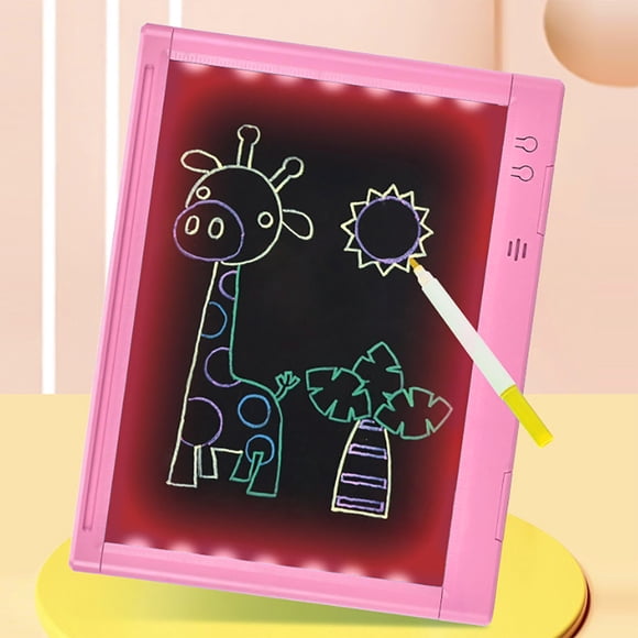 karymi LED Tracing Board Light Up Toy Tablet Colorful Doodle Board Electronic Drawing Educational and Learning Kids Toys Gifts Holiday Christmas Gifts for Kids Christmas Outdoor Decorations