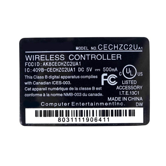 1 Pce Étiquette Arrière de Haute Qualité Boîtier Autocollant Joints For PS3 Manette Sans Fil Manette Autocollant de Poignée A