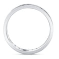 thumbnail image 3 of 1 1/5ct Blue Round Diamond Channel Set Eternity Ring 14K White Gold Heat Treated, 3 of 3