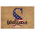 thumbnail image 2 of TopLLC Bathroom Rugs 4th Of July Door Mat Patriotic Doormat Entryway Rug Welcome Independence Day Doormat Stain And Fad Patriotic Decor Welcome Outdoor Mat A map, 2 of 2