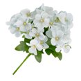 thumbnail image 2 of 5-branch Artificial Flower Bouquet Simulation Floral Decor Wedding Party Cloth Fake Flower Home Decor, Light Blue Workhe, 2 of 9