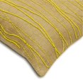 thumbnail image 2 of The HomeCentric Custom Cushion Cover, Yellow Throw Pillow Covers, Pack of 2, 24x24 inch (60x60 cm) Burlap Beaded Throw Pillows For Couch, Abstract Pattern Modern Style Easter - Yellow Sherbet, 2 of 4