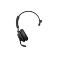 thumbnail image 2 of Jabra Evolve2 65 MS Mono - Casque - Supra-Auriculaire - convertible - Bluetooth - Sans Fil - USB-A - à Isolation Phonique - Noir - avec Support de Chargement - Certifié pour Microsoft Teams, 2 of 5