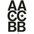thumbnail image 1 of Chartpak  Vinyl Capital Letters, Adhesive, 6 in., 38 Letters, Black, 1 of 1