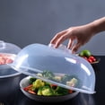 thumbnail image 4 of Bmisegm Microwave Plate Cover Transparent Cover An Ti Splatter Lid with Steam Vents Holes and Handle Microwave Cover for Food Microwave Oven Heating Cover Oil Proof Closure Bags & lids & Boxes A, 4 of 5