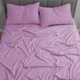 thumbnail image 3 of Nestl Queen Sheet Set, 1800 Series Microfiber Deep Pocket 4 Piece Bed Sheet Set, 3 of 8