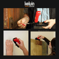 thumbnail image 3 of Kelvin Tools - Kelvin 17 Urban Screwdriver Set, All in One Everyday Multitool Screwdriver, Multi-Tip, Compact & Universal Precision, 13 Bit Set with Tape Measure, Liquid Level, Hammer and Flashlight, 3 of 6