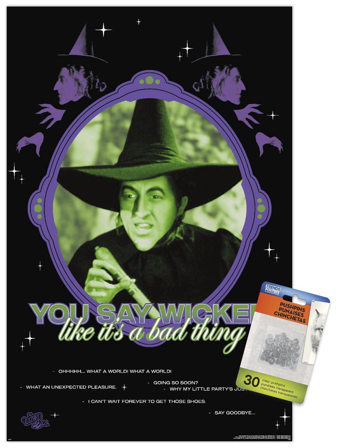 The Wizard Of Oz - You Say Wicked Wall Poster