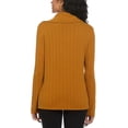 thumbnail image 4 of Rafaella Women's Long Sleeve Top with Rivet Neck Trim, 4 of 6