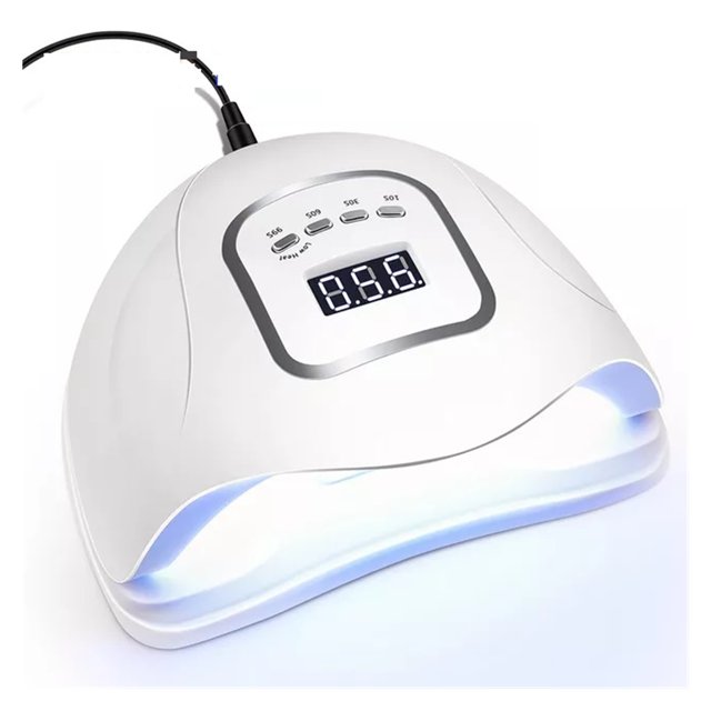 72W UV Lamp LED Nail Lamp Nail Dryer For All Gels Polish Sun Light Infrared Sensing 10/30/60s Timer Smart For Manicure ,Easy to Use