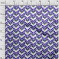 thumbnail image 3 of oneOone Polyester Spandex Purple Fabric Floral Craft Projects Decor Fabric Printed By The Yard 56 Inch Wide, 3 of 5