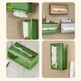 thumbnail image 3 of AMERTEER Light Luxury Transparent Tissue Box Wall-Mounted Napkin Box Paper Storage Box for Home Bedroom Living Room, 3 of 6