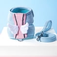 thumbnail image 4 of TIELUTT Vest Style Cat Harness and Leash for Outdoor Adventures Tenths Dog Leash Training Leashes for Medium Dogs No Small Leather Dog Leash Two Handle Dog Leashes for Medium Dogs Dog Leash for Small, 4 of 5
