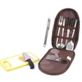 thumbnail image 3 of Hi,Fancy Ensemble de 8 Pcs/ensemble Batterie de Cuisine de Camping Portable Randonnée Intérieur Extérieur BBQ Vaisselle VR Roulotte Équipement de Randonnée Cuisinière Cuisson Café, 3 of 7