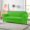 thumbnail image 2 of Housse de Sofa 2024 1 Pce Housse avec Coussin d'Assise extra Extensible Housse de Siège TG Sofa Ivoire, 2 of 7