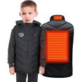 thumbnail image 1 of Birdeem Children Usb Intelligent Constant Temperature Heated Plus Size Coat for Boys Girls Winter 2 Areas Heated Jacket Coat, 1 of 1