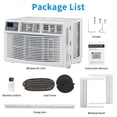 thumbnail image 3 of Ktaxon 12000BTU 110V Window Air Conditioner With WIFI And Remote, White, 3 of 9