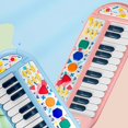 thumbnail image 4 of Kids Piano Keyboard  24 Keys Portable Electronic Piano for Beginners  Musical Gift Toy for 3+ Year Old  Pink, 4 of 12