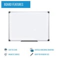 thumbnail image 3 of MasterVision Maya Magnetic Steel Dry-Erase Board, 24" x 36", Aluminum Frame, 3 of 6