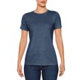 thumbnail image 1 of Gildan T-Shirt CVC Softstyle pour Femmes, G, Bleu Marine Brume, 1 of 1