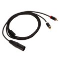 thumbnail image 3 of XLR Male To 2  Cable, HiFi Clear Signal Lossless XLR Y Splitter Cord 3 Pin XLR Cable For Mixing Console, Power , Active Speaker, Microphone, 3 of 8