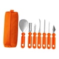 thumbnail image 2 of Abbracc Halloween Pumpkin Carving Tools Kitchen Carving Tool Set for Art Crafts Kids 7pcs, 2 of 9