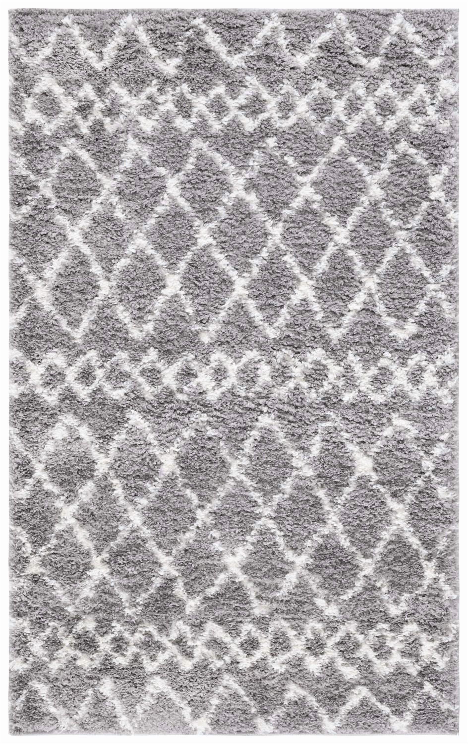 SAFAVIEH Berber Avery Tapis Géométrique Shag