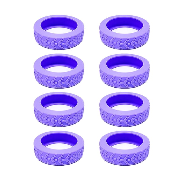 Xingzhi 10 Pcs/ensemble Housse de Protection pour Roulettes de Valise à Grand Compatibilité et Violet Doux