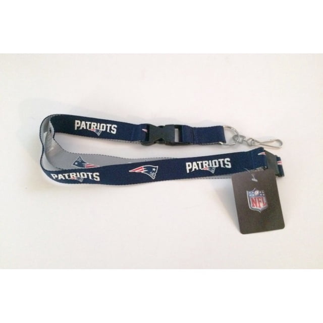 New England Patriots Two Tone Lanyard With Safety Latch