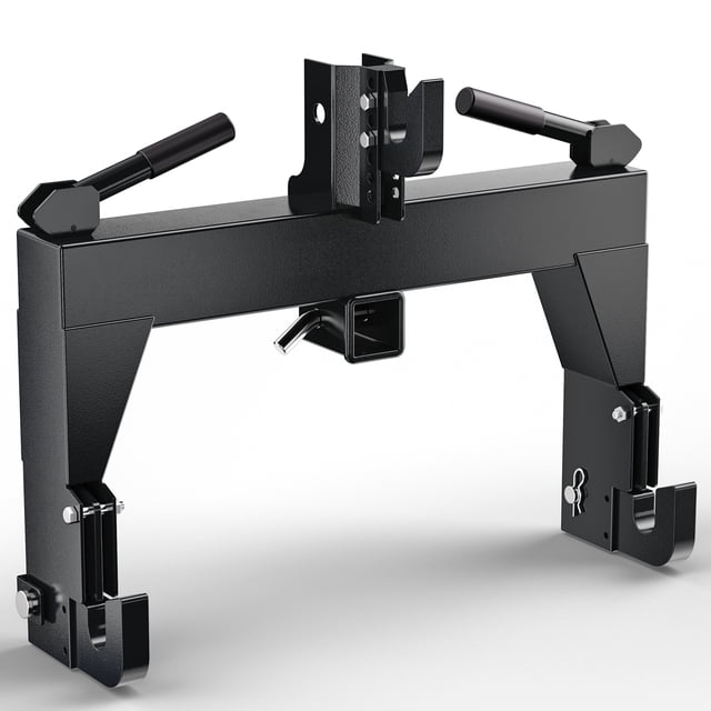 Yiwa Tractor 3-Point Quick Hitch, 3000 lb Capacity, Fits Category 1 Tractors with Two Receiver Attachments