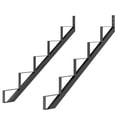 thumbnail image 4 of AKDSteel Heavy Duty Steel Stair Riser 2 Pack Metal Stringer For Outdoor Decks Corrosion Resistant Supports Up To 600lb Easy To Install For Exterior Stairs, 4 of 8