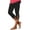 Black, variant on hotojiny Capri Pants for Women Summer Cutout Capri Leggings for Women Stretchy Workout Yoga Casual Vacation Beach Cropped Pants