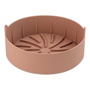 TIMIFIS Food Grade Silicone Air Fryer Silicone Pot,Easy Cleaning Air Fryer Liners Reusable Air Fryer Silicone Baking Tray Round,Non Stick Food Safe Air fryers Oven Accessories