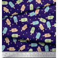 thumbnail image 2 of Soimoi Poly Georgette Fabric Text & Peanut Butter Food Decor Fabric Printed Yard 52 Inch Wide, 2 of 6