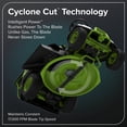 thumbnail image 4 of Greenworks 80V 30" Cordless Riding Lawn Tractor, (4) 6.0Ah Batteries and 600W Charger, 4 of 14