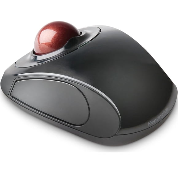 Kensington Orbit Wireless Trackball Mouse with Touch Scroll Ring (K72352US),Black