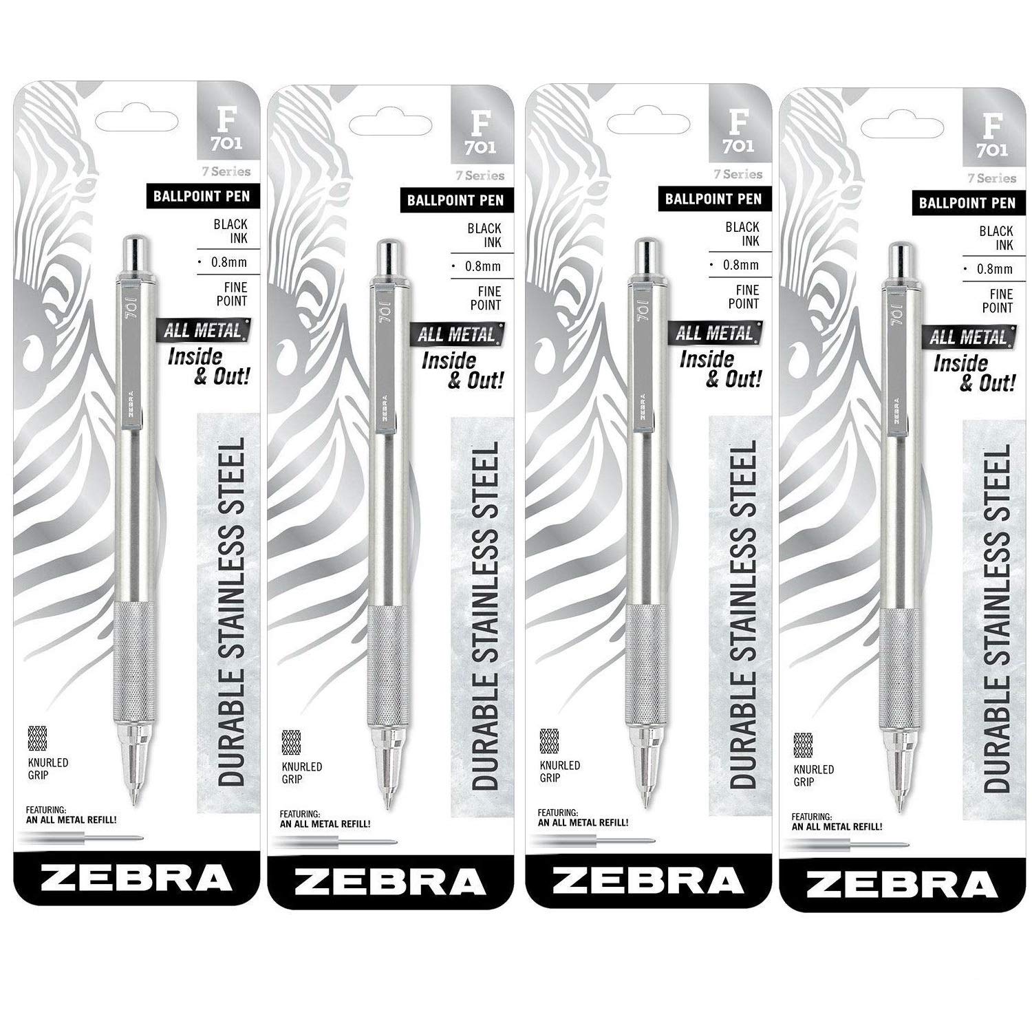 PEN BALLPT RET BLK F-701