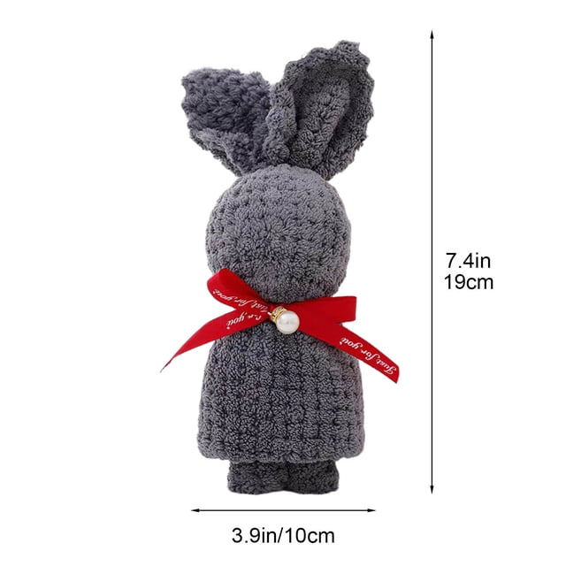 Rabbit Companion Gift Pineapple Knitted towel