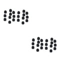 thumbnail image 1 of Youkk 20PCS/Set M12 Black Plastic Dome Nut for Protection Caps Cover Hexagon Screws Practical Tool No.03 2Set, 1 of 6