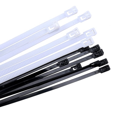 Reusable Zip Ties,Electrical Cable Ties,Releasable Zip Ties 8 Inch Tensile Strength Ties Reusable Cable Ties Pack of 200 White,Releasable Zip Ties,Cable Zip Ties