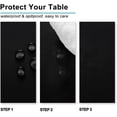 thumbnail image 3 of Table Cloth 54x80 Inch Linen Farmhouse Rectangle Tablecloth Waterproof, 3 of 4